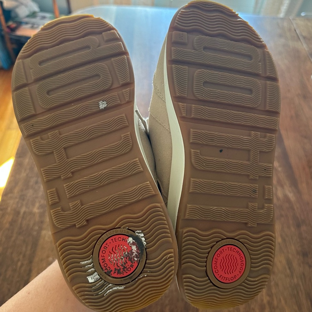 FitFlop F-Mode tan suede sneakers size 8 - Picture 6 of 6